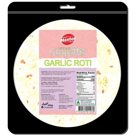 Master Craft Garlic Roti