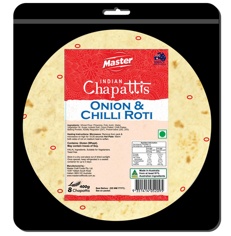 Master Craft Onion & Chilli Roti