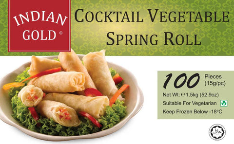 COCKTAIL VEGETABLE SPRING ROLL